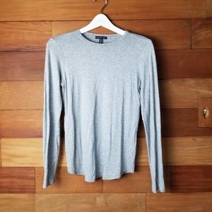 Eileen Fisher gray long sleeves top size S/P